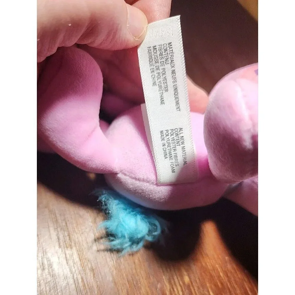 Barbie Stuffed Animal, 7-inch Pink Pet Unicorn Plushie with Glitter Collar